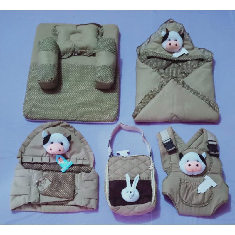 TERMURAH !!! SET PERLENGKAPAN BAYI (PAKET HEMAT 5in1)-2