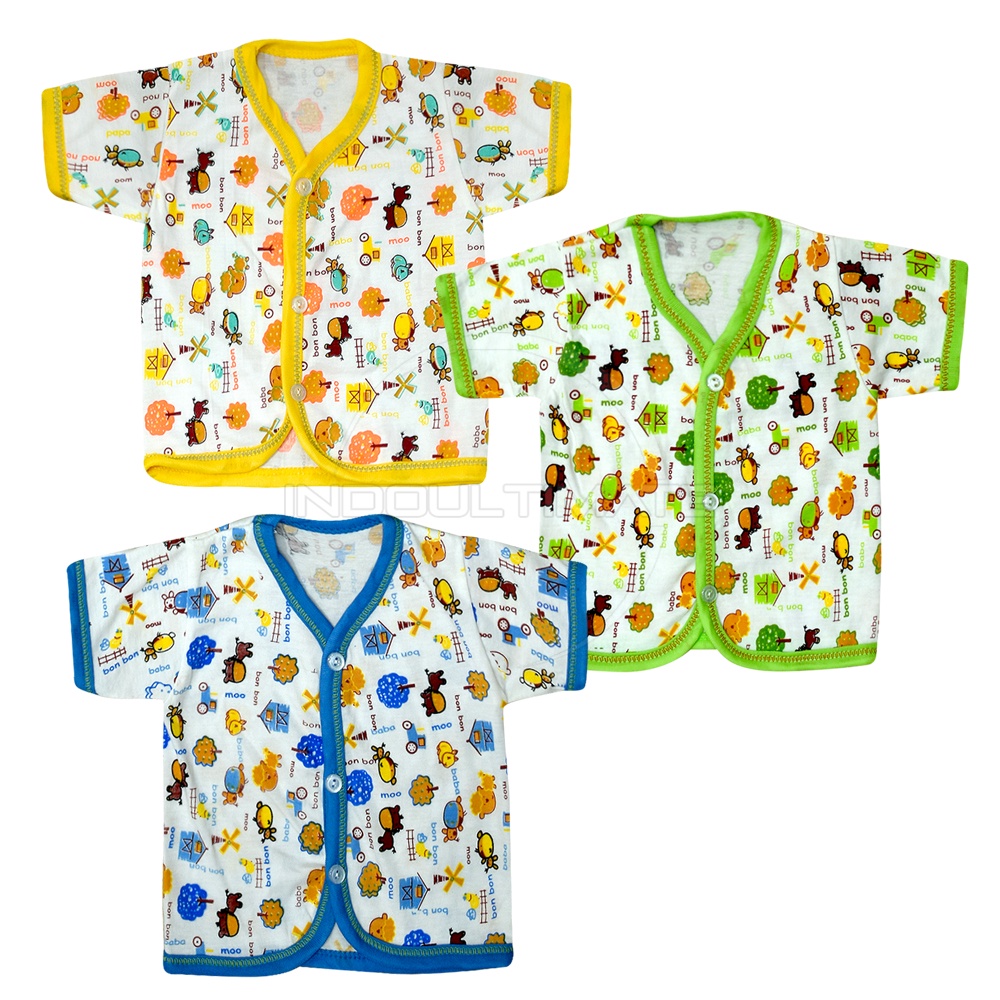 BC-8721 Baju Bayi Lengan Pendek SNI  Pakaian Atasan Baju Bayi Baru lahir Newborn Baju Tidur Bayi Baju Harian Bayi Baju Atasan Bayi Laki-Laki Perempuan Kaos Bayi Newborn Pakaian Bayi Cewek Cowok