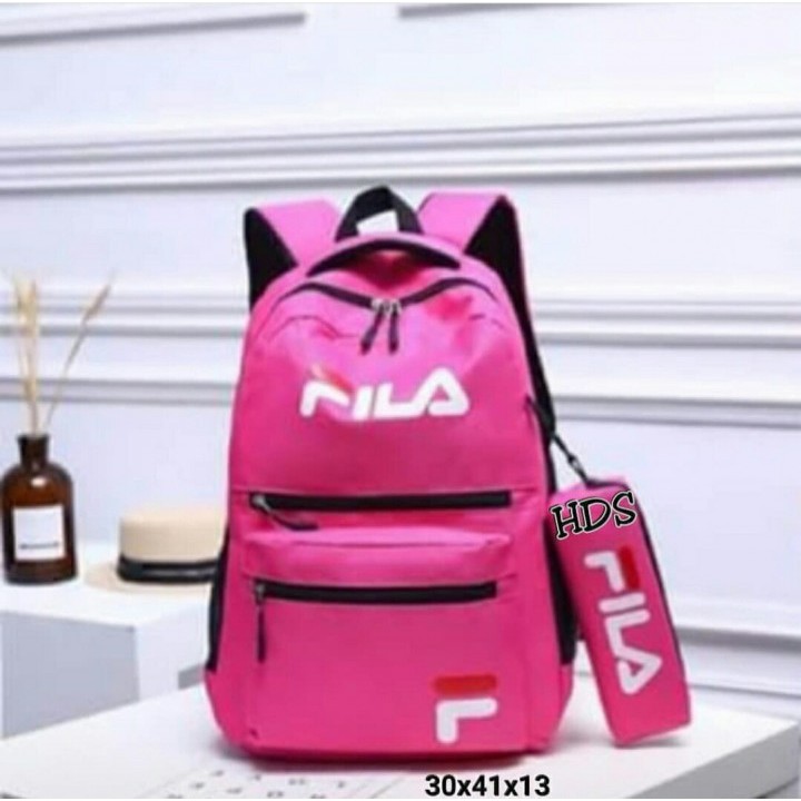 Tas Ransel Wanita Ransel Fila Pink 2in1 Tacel.24