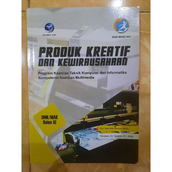 Jual Produk Kreatif Dan Kewirausahaan Smk Mak Kelas Xi Program