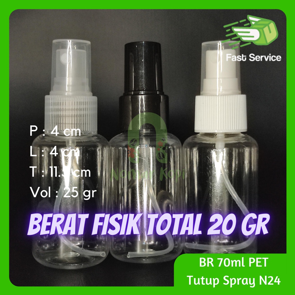 BOTOL SPRAY MIST 100ml PET BENING PARFUM SANITIZER TONER DESINFEKTAN