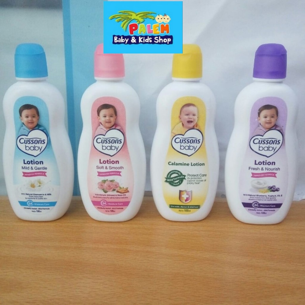 Cussons Baby Lotion 100ml Fresh Nourish / Mild &amp; Gentle / Soft &amp; Smooth