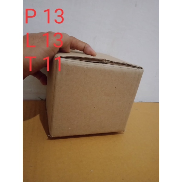 

Dus double wall tebal 6mm polos luar dalam uk P13xL13xT11