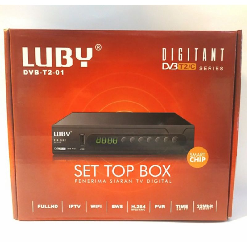 Luby Set Top Box DVB-T2-01