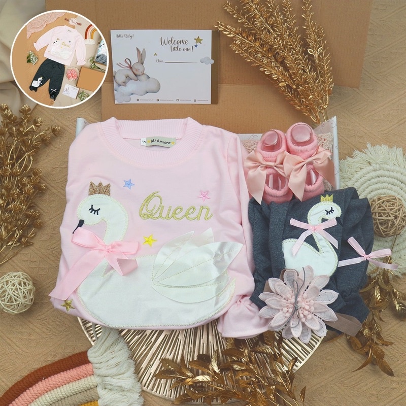 BARU! LIO045 Girls Baby Hampers 0-12 months/ Hampers bayi newborn/ Kado bayi/ baby girl gift set