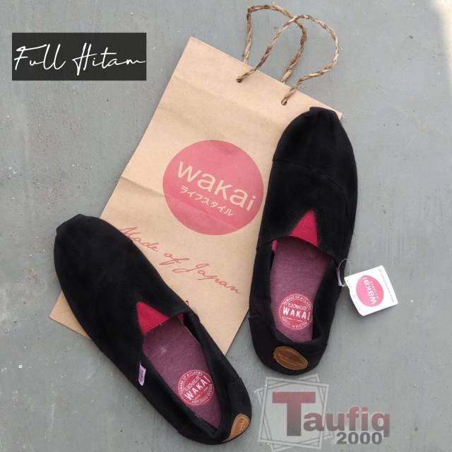 SALE!! Sepatu Wakai Slop Slip On Unisex (Cewek/Cowok)