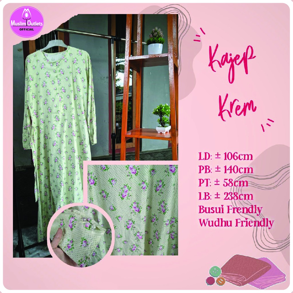 Gamis Wanita Dewasa Model Terkini Bahan Katun Jepang Adem Special Ramadhan Murah Motif Bunga import