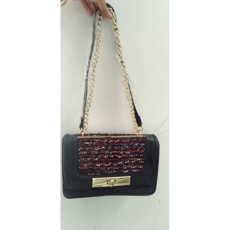 CKBAGS - SALE!! TAS SELEMPANG WANITA MOTIF MANIK SHOULDER BAG FASHION IMPORT PREMIUM #102007