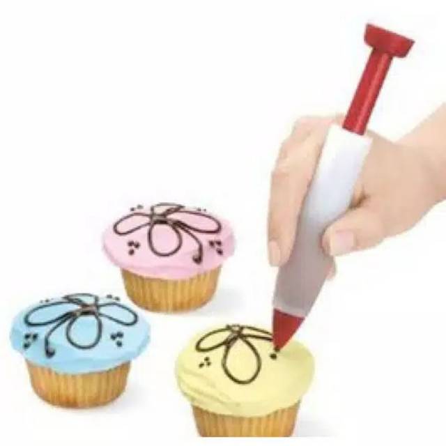 

pulpen suntik silikon silicone untuk menghias kue