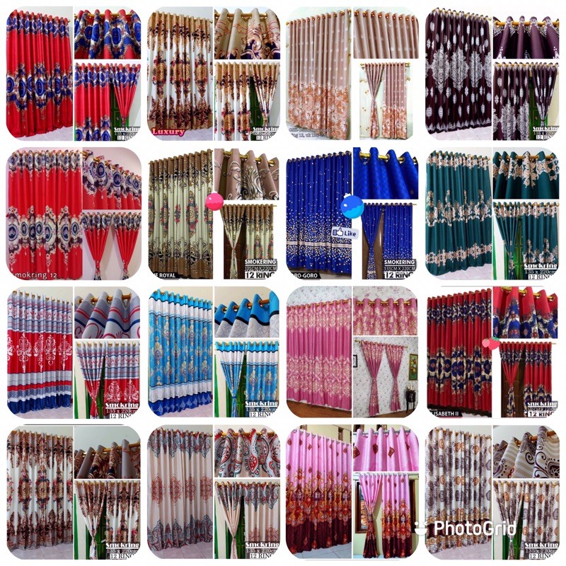 GORDEN SMOKRING GORDEN JENDELA GORDEN PINTU BEST SELLER MOTIF SULTAN BATIK KRATOS