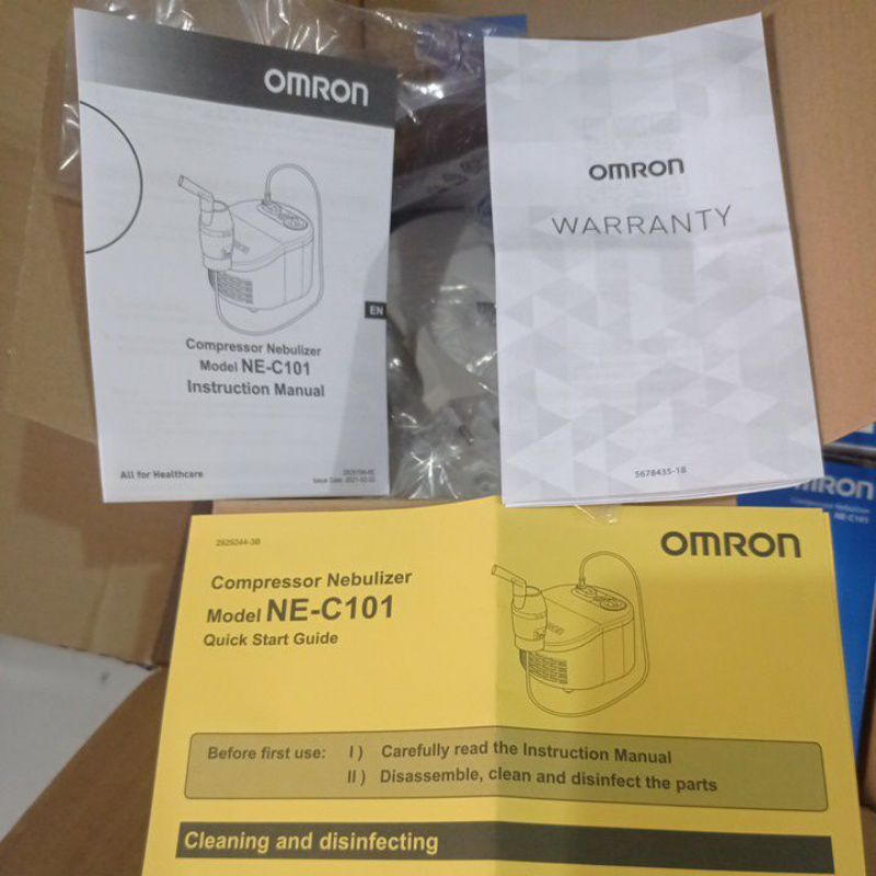 Nebulizer Omron Nec101 Alat Uap Nebuliser Garansi 2tahun