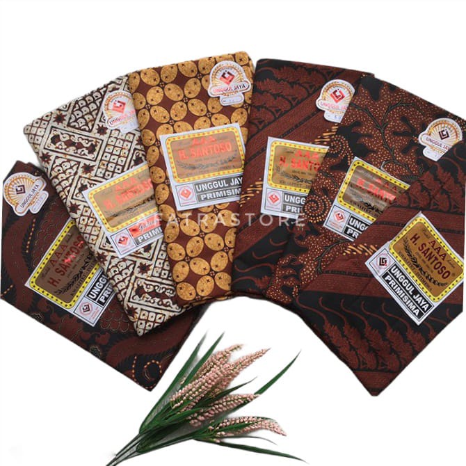 Kain jarik Batik Santoso AAA kain batik panjang Halus
