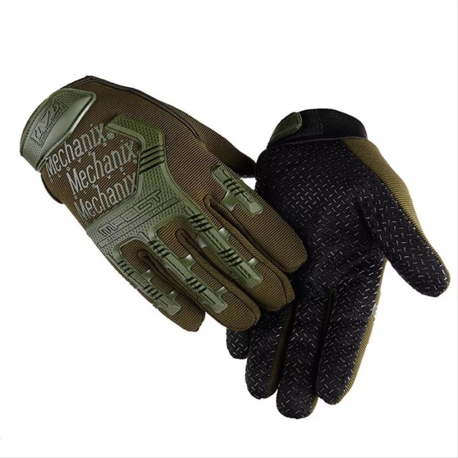 Sarung Tangan Motor Sepeda Airsoft Tactical Mechanix Military Off Road Trail M-Pact Covert