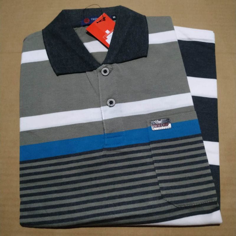 Kaos Kerah salur pria dewasa / Kaos kerah salur bapak bapak / Kaos Kerah Salur pria / Kaos Kerah sal