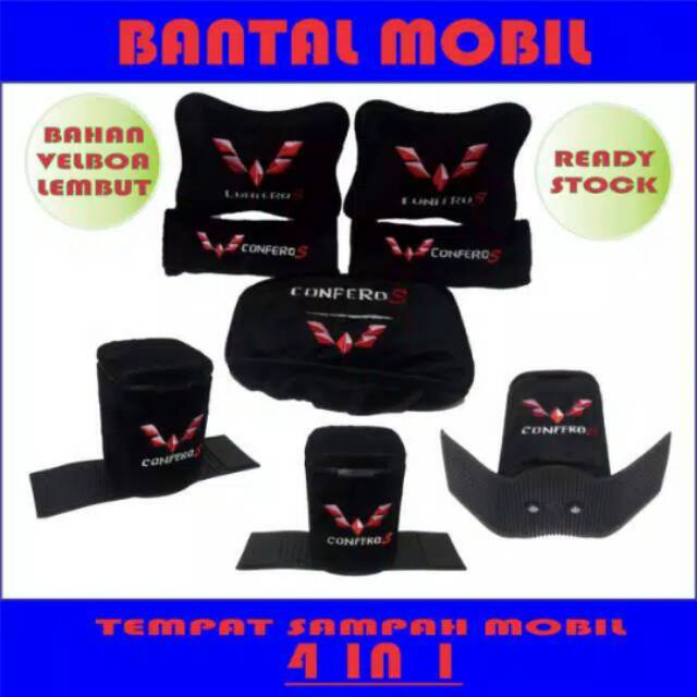 Bantal mobil wuling confero s aksesoris bantal mobil interior