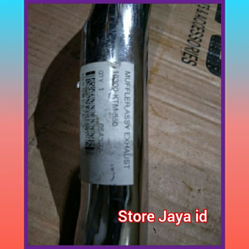 Knalpot Honda Supra 125 Ori.