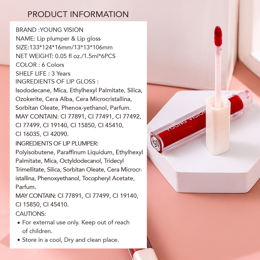 【asli】YOUNG VISION Matte Liquid Lipstick/Lip Gloss