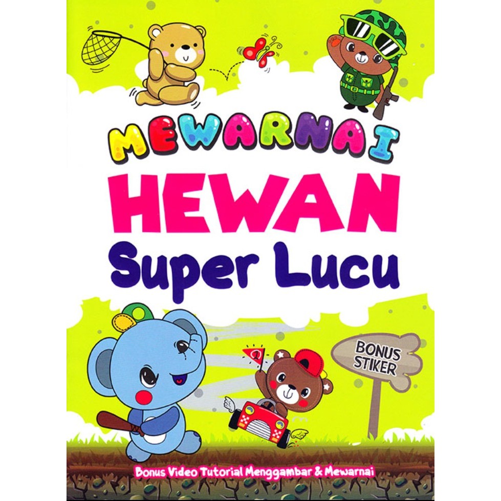 Mewarnai Hewan Super Lucu Shopee Indonesia