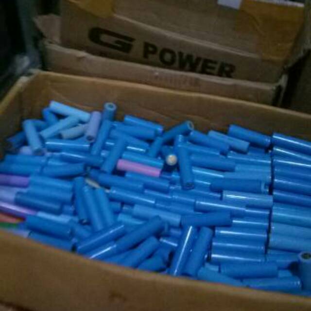 FREE  GIVE AWAY (10 pcs) baterai 18650/16650 copotan laptop battery bekas kondisi Drop