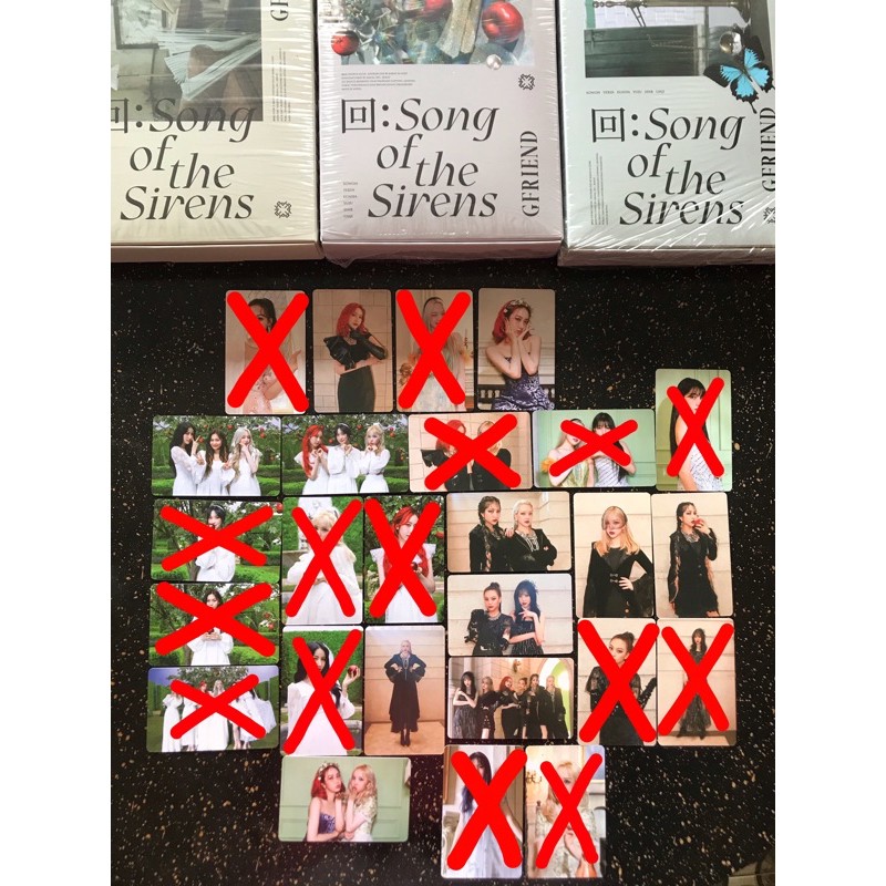 Official Photocard benefit sowon yuju yerin eunha sinb umji gfriend album song of the Sirens