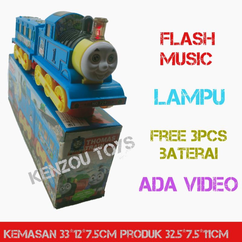 Mainan Thomas &amp; friends free baterai