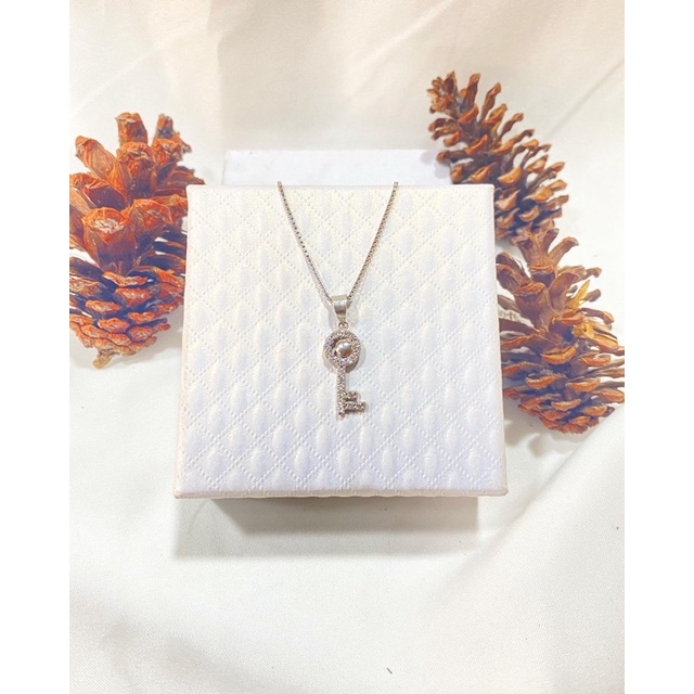 KALUNG LIONTIN KUNCI S925 PERAK ASLI 925