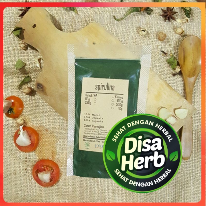 

SPIRULINA BUBUK 1000 GRAM / 1 KG - Arthrospira Platensis - MURNI - JSR - REMPAH