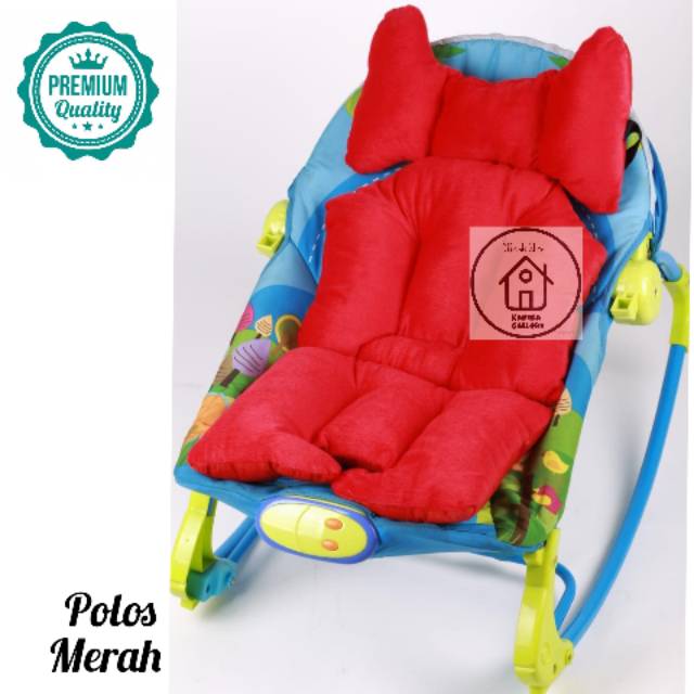 ALAS STROLLER UNIVERSAL STROLLER/ALAS CAR SEAT/ALAS BOUNCER BÀBY MOTIF POLOS MERAH