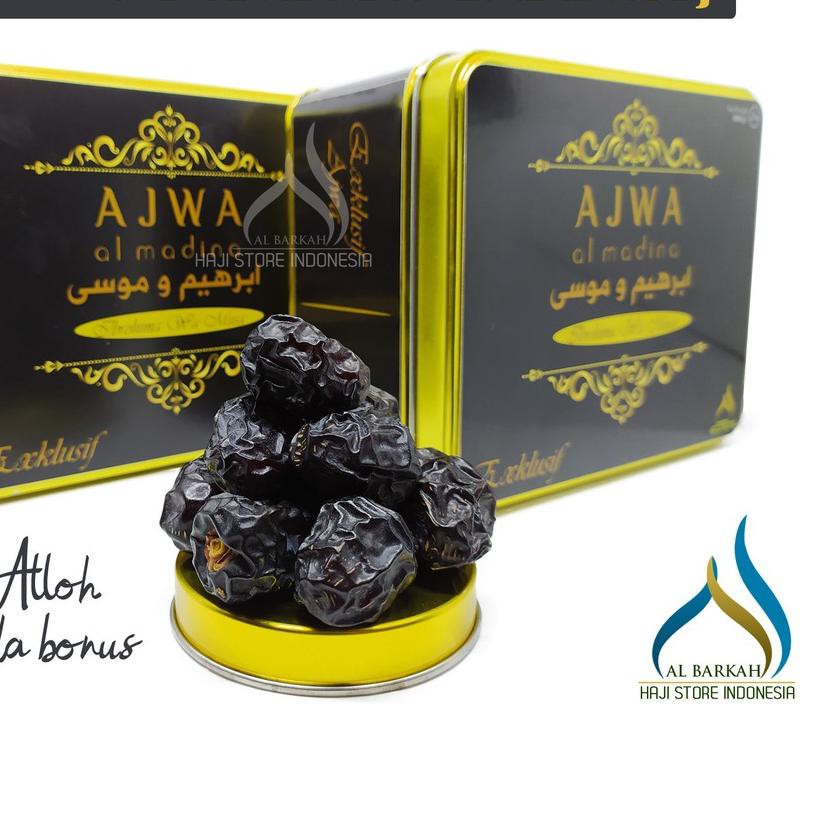 

➳ Kurma Ajwa Premium Aliyah Original 1kg Madinah Jumbo Exklusif ♥