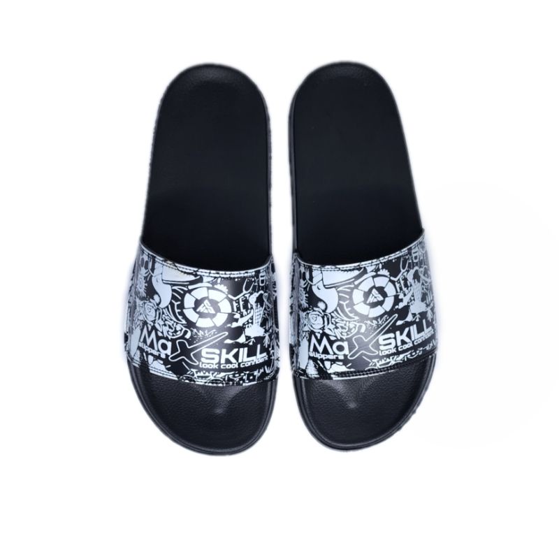 sandal slop pria wanita maxskill full motif terbaru super premium elegant