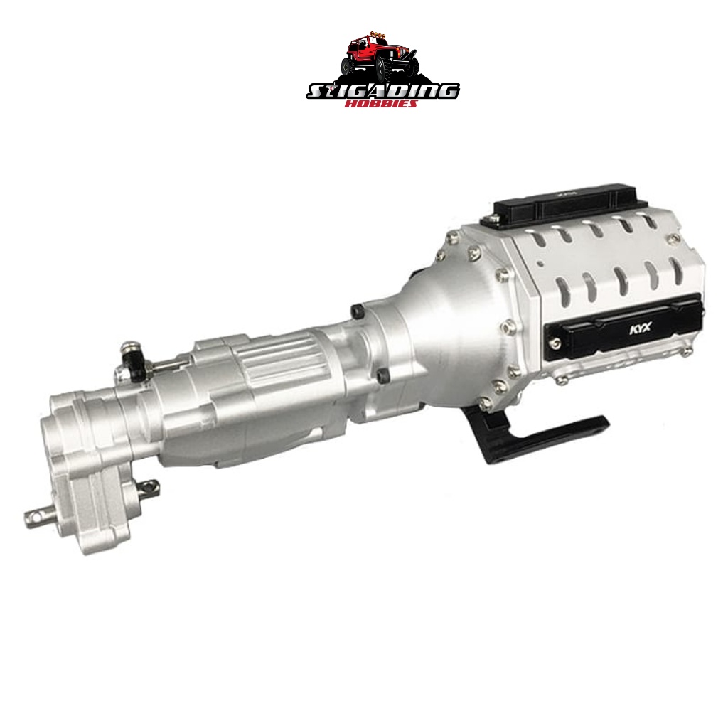 KYX GEARBOX V8 DUAL SPEED SCX10 II FULL METAL