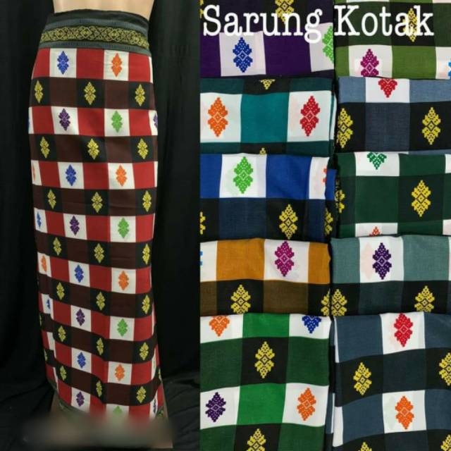 Sarung Pria/ Sarung Bali Jumbo / Sarung Kotak Jumbo