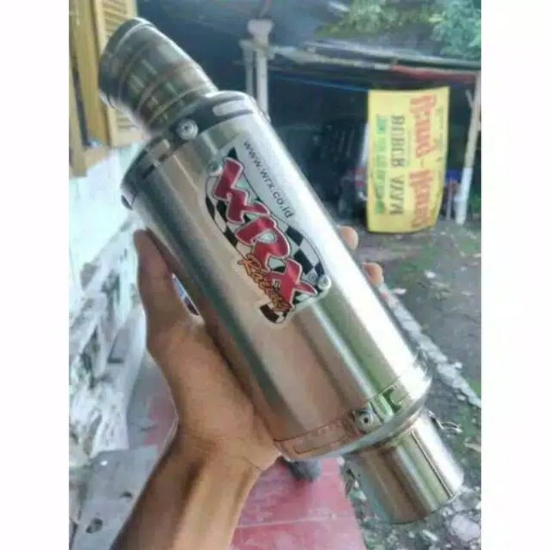 KNALPOT RACING WRX SELINCER ONLY OVAL DIAMETER 50 MM