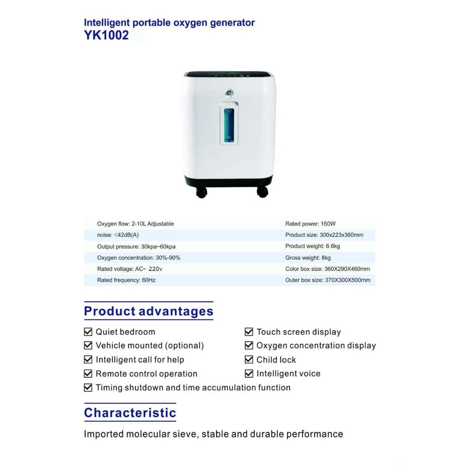 Oxygen Concentrator Portable Oxygen Generator Mesin Oksigen Mesin Generator Oksigen Konsentrator