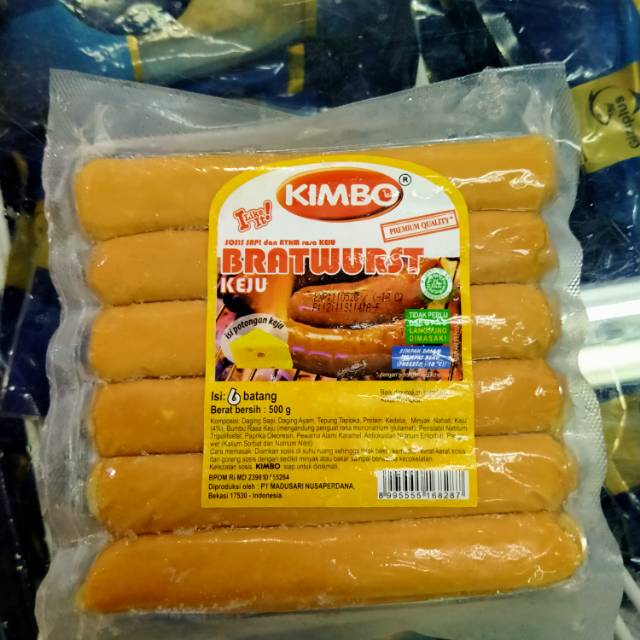 

Kimbo sosis keju 6s 500gr premium Quality