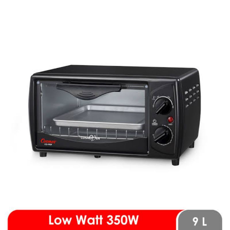 Oven Listrik Cosmos 9909 9 Liter Low Watt Dengan Timer Garansi Resmi