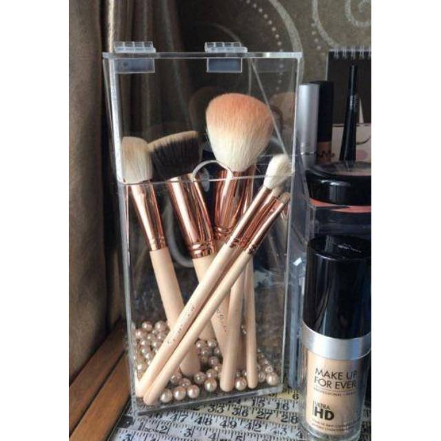 

Acrylic tempat brush x mini , akrilik brush , brush organizers , brush holder acrylic