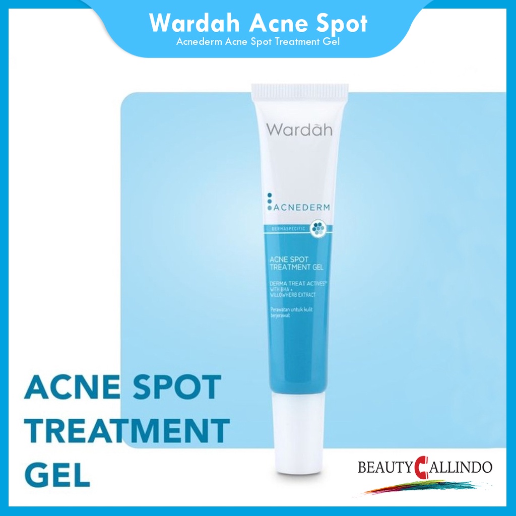 Wardah Acnederm Acne Spot Treatment Gel Obat Jerawat 15ml