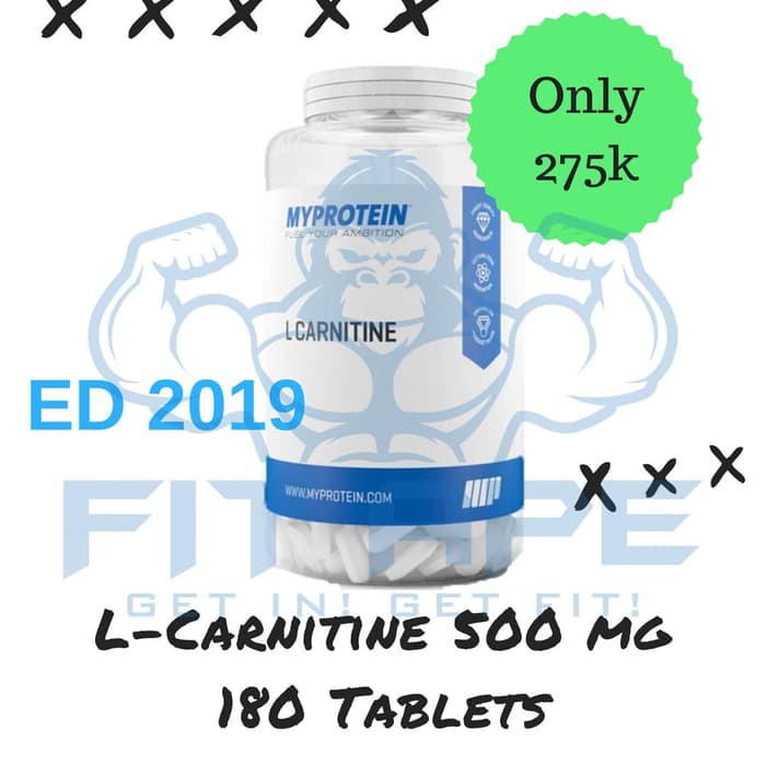 MyProtein L-Carnitine 500 mg isi 180 Tablets Import from UK