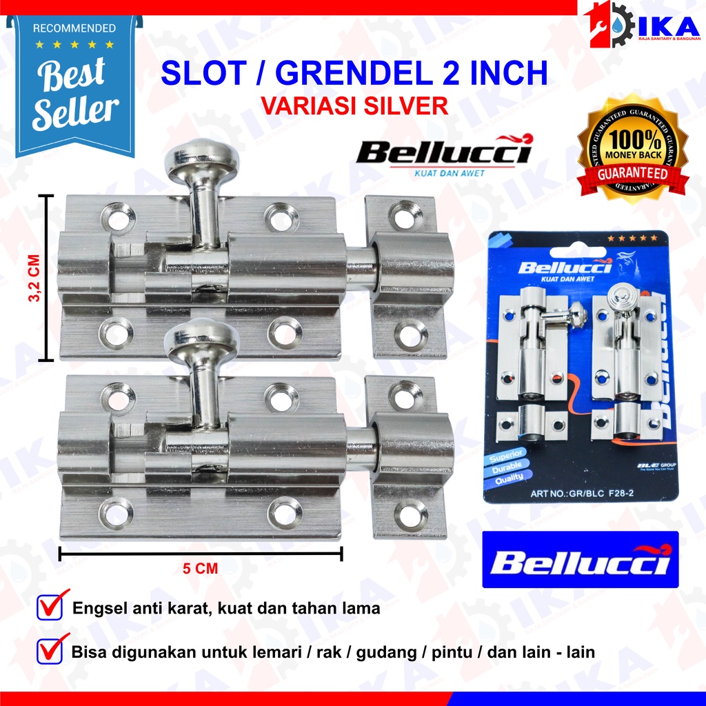 Grendel Bellucci F28-2 Nb | Grendel BLC | Grendel Slot ( 1 PACK ISI 2 PCS ) original 100%