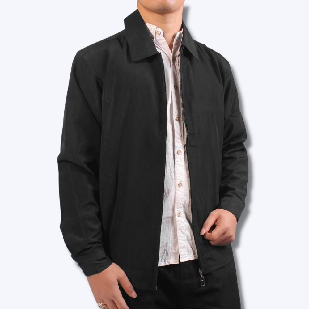 Jaket Semi Formal Model Jas Jasket Komunitas Hitam Berkerah Polos Jaket Kantor Casual Seminar Jacket