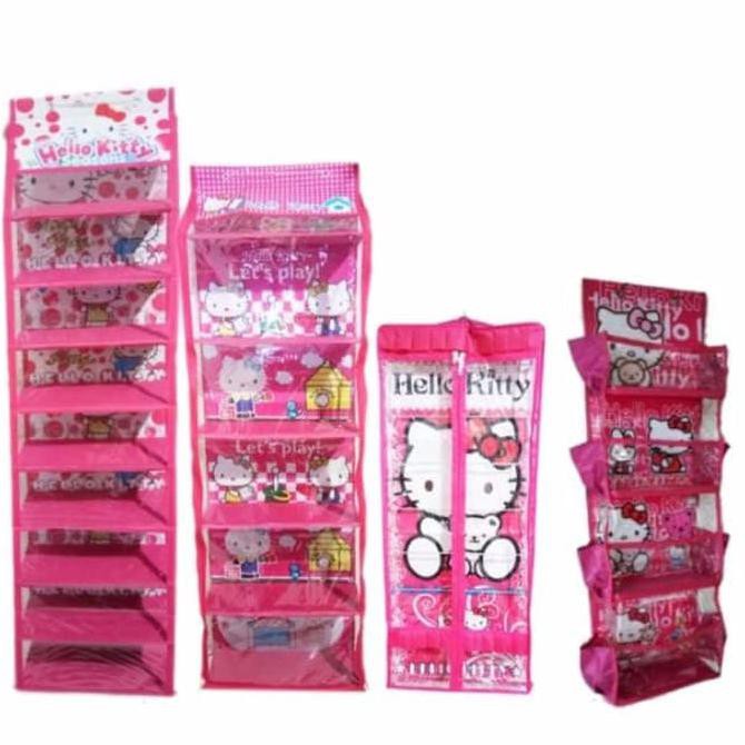 Boleh Dropship Rak Gantung 1 Set 4 In 1 Tas Sepatu Jilbab Kosmetik