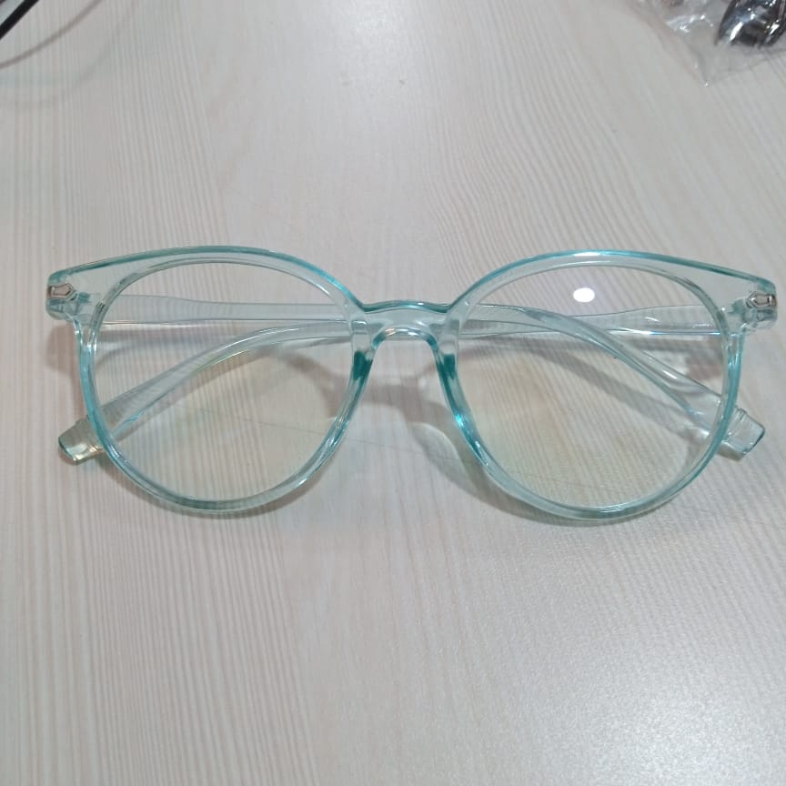 GO! KC099 Kacamata Wanita Korean Retro Frame Anti Radiasi Lensa Tanpa Min Style Minimalis Unisex COD