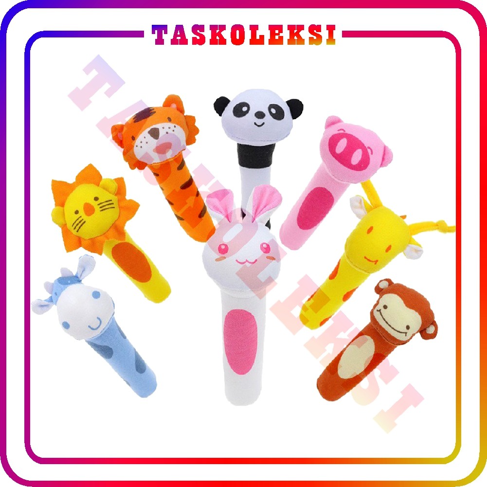 ☛TK☚ R579 Mainan Tangan Bayi Bunyi Baby Hand Rattle Toy Stick