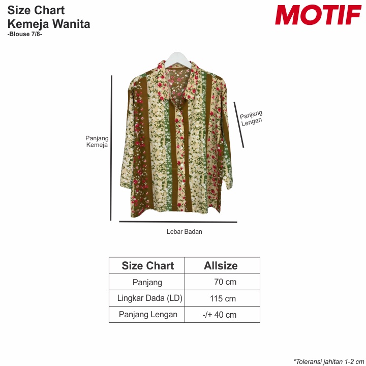 BLOUSE WANITA MOTIF BAHAN RAYON ORGANIK ATASAN TOP BLOUSE WANITA PREMIUM A2