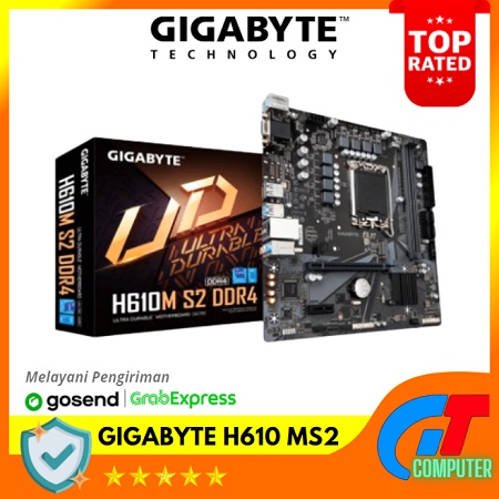 Mainboard Gigabyte H610M S2 - D4 mATX LGA1700 - Gigabyte H610 MS2