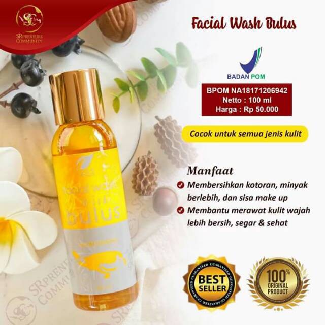 Facial Wash 100 ml | sabun cuci muka | sabun cair herbal | sabun herbal