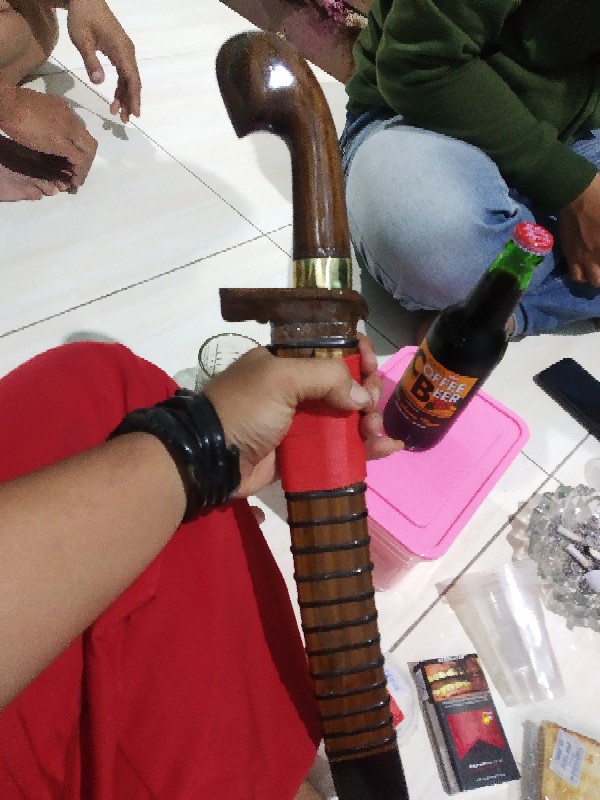 Bedog Golok Silat Model Jengkolan Ukuran 27-30 Cm