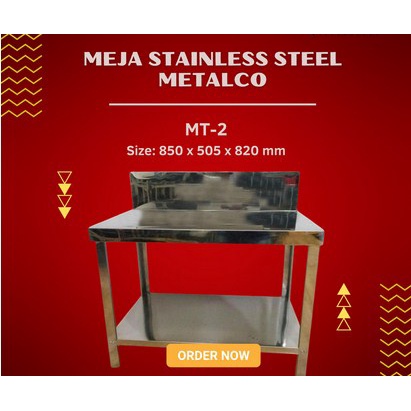 Meja Stainless Steel Metalco MT-2