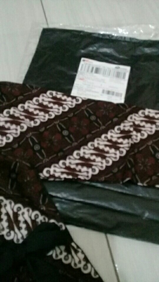 Tey-17 Batik Wanita Asj Sa Hrb026 Kenongo Kemeja Tosca Pendek